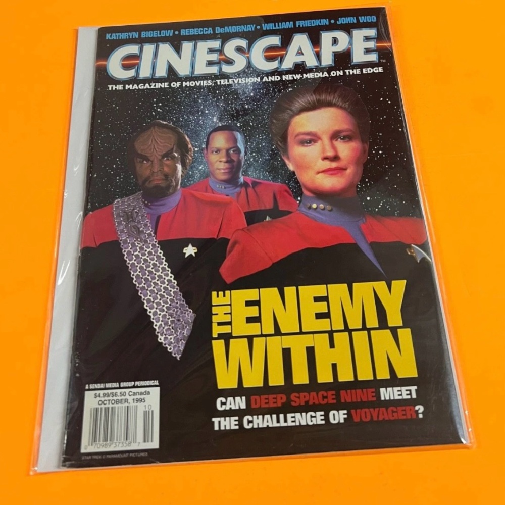 Cinescape Magazine 1995 October Star Trek the Enemy Within